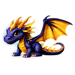 Fantasy Cute Dragon Png Knp5 PNG Image