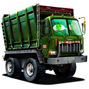 Fantasy Garbage Truck Png Cic PNG Image