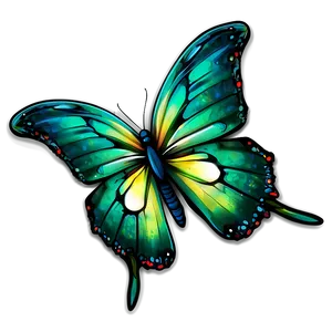 Fantasy Green Butterfly Png 39 PNG Image