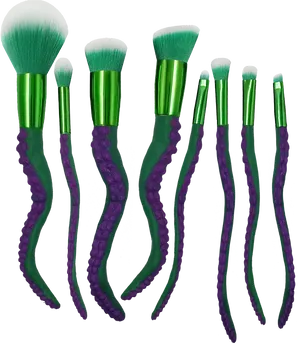 Fantasy Inspired Makeup Brush Set PNG Image