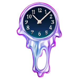 Fantasy Melting Clock Artwork Png 97 PNG Image