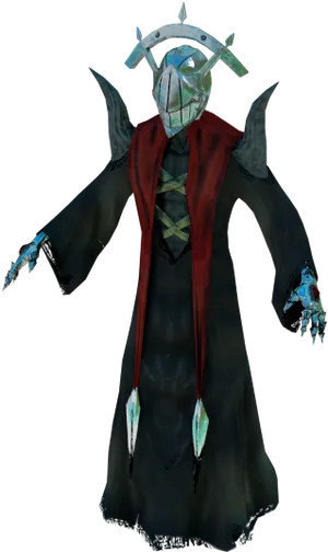 Fantasy Priest Figure PNG Image