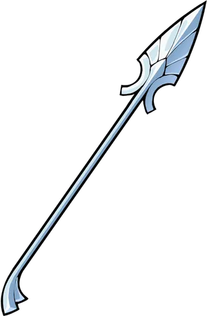 Fantasy Spear Illustration.png PNG Image