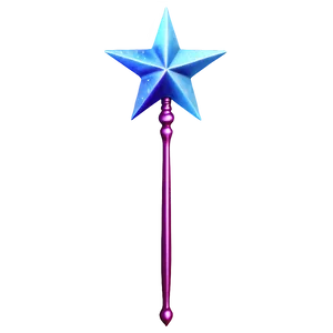 Fantasy Star Wand Png 06132024 PNG Image