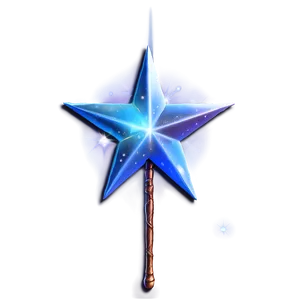 Fantasy Star Wand Png 4 PNG Image