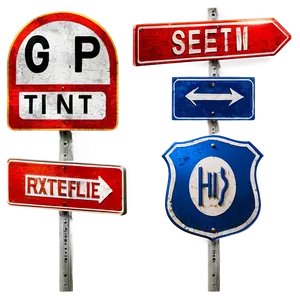 Fantasy Street Signs Png Rjd PNG Image