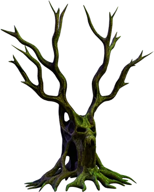 Fantasy Tree Monster Sticker PNG Image