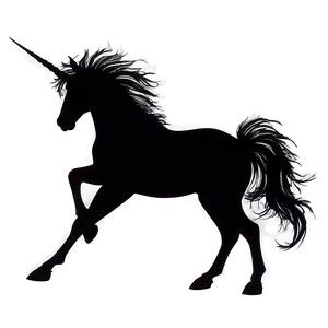 Fantasy Unicorn Silhouette Png Ndn71 PNG Image