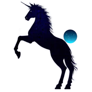 Fantasy Unicorn Silhouette Png Ucb PNG Image