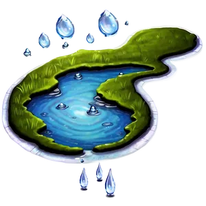 Fantasy Water Puddle Png Ocf PNG Image