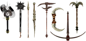 Fantasy Weapon Collection PNG Image