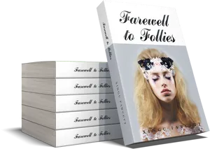 Farewell To Follies_ Book Cover Design PNG Image