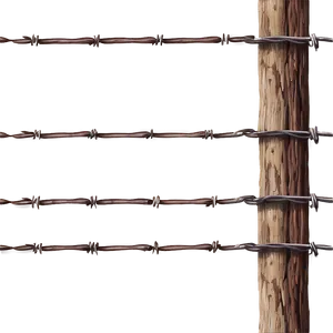 Farm Barbed Wire Fence Png Twx PNG Image