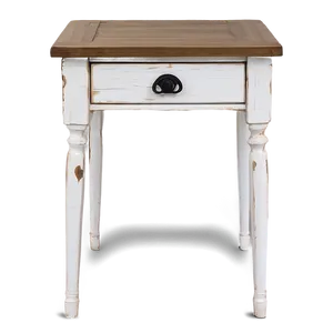 Farmhouse End Table Png 06292024 PNG Image