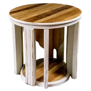 Farmhouse End Table Png Pht PNG Image