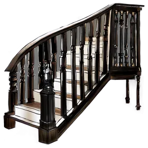 Farmhouse Staircase Png Bnu PNG Image