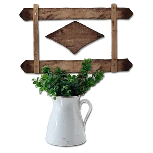 Farmhouse Wall Decor Png Qes PNG Image