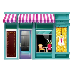 Fashion Boutique Storefront Png Ddr PNG Image