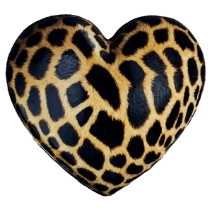 Fashionable Leopard Heart Png 06282024 PNG Image