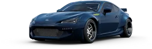 Fast Furious Blue Sports Car PNG Image