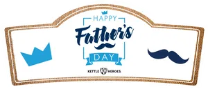 Fathers Day Celebration Banner PNG Image