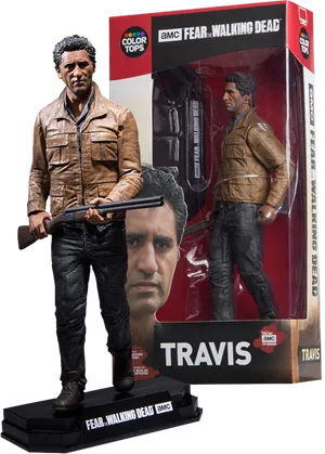 Fear The Walking Dead_ Travis_ Figure PNG Image