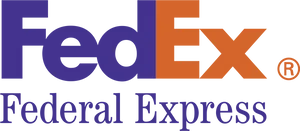 Fed Ex Logowith Full Name PNG Image