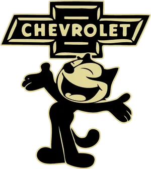 Felix Chevrolet Mascot Logo PNG Image