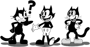 Felixthe Cat Expressions PNG Image