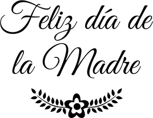 Feliz Dia De La Madre Greeting Black Background PNG Image