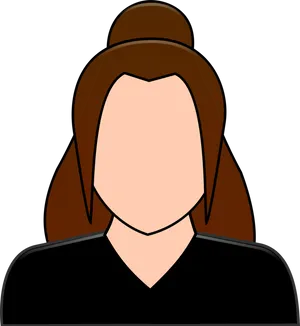 Female Avatar Profile Graphic PNG Image