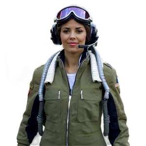 Female Pilot Png 06252024 PNG Image