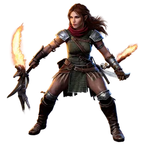 Female Rogue Warrior Png Jbl81 PNG Image