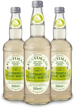 Fentimans Botanical Tonic Water Bottles PNG Image