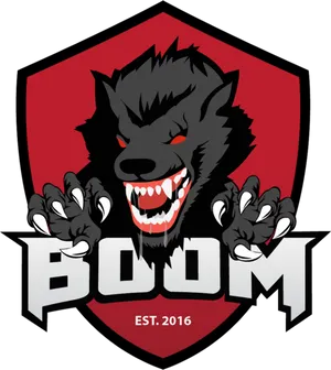 Ferocious Wolf Boom Logo2016 PNG Image