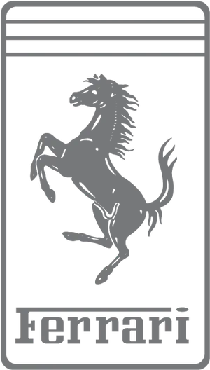 Ferrari Logo Prancing Horse PNG Image