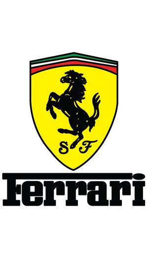 Ferrari Logo Prancing Horse PNG Image