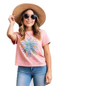 Festival Inspired Graphic Tee Png 06272024 PNG Image