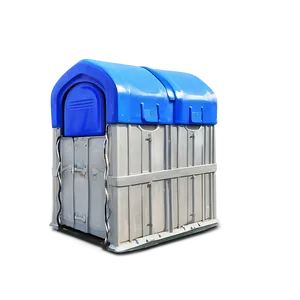 Festive Blue Porta Potty Png Fvc PNG Image