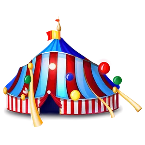 Festive Carnival Tent Design Png 06282024 PNG Image