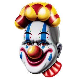 Festive Clown Face Design Png Jkq PNG Image