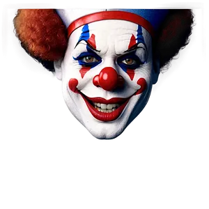 Festive Clown Face Design Png Kdt65 PNG Image