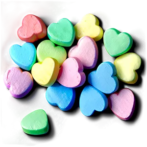 Festive Conversation Hearts Png Jya7 PNG Image