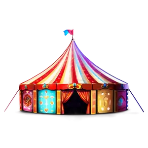 Festive Fairground Tent Png Nkt69 PNG Image