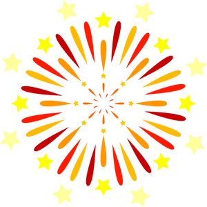 Festive_ Firework_ Illustration PNG Image