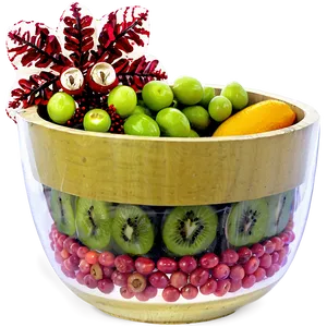 Festive Fruit Bowl Png 06132024 PNG Image