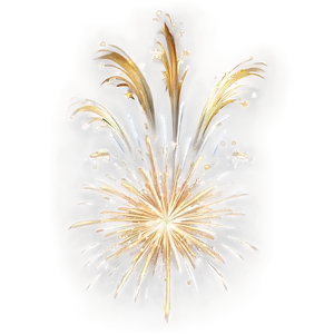 Festive Gold Fireworks Burst Png 06292024 PNG Image