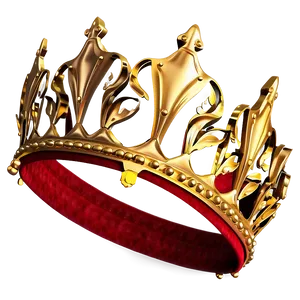 Festive Golden Crown Png Jvx PNG Image