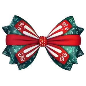 Festive Holiday Gift Bow Png 06132024 PNG Image