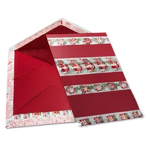 Festive Holiday Greeting Card Png 18 PNG Image